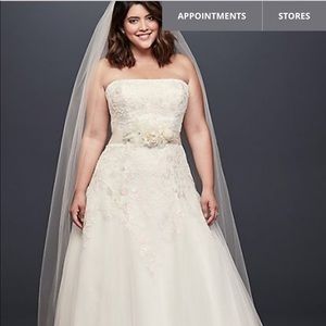 NWT David’s Bridal A line dress
